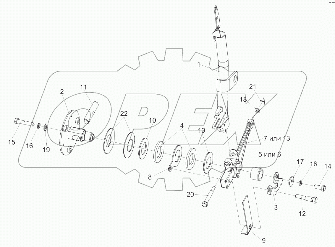  Рычаг КЗК-12-0119920Б