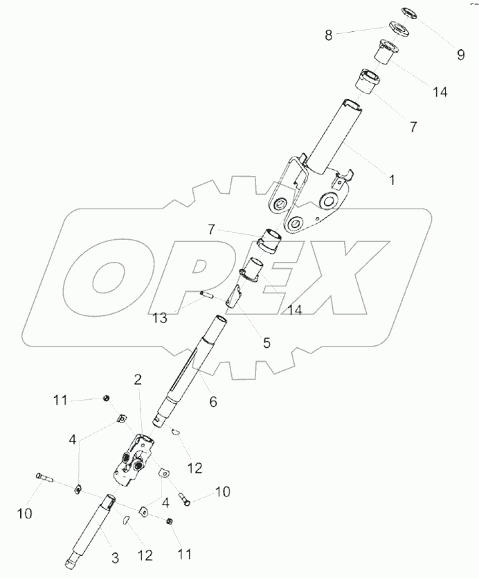  Привод управления КЗС 0119600