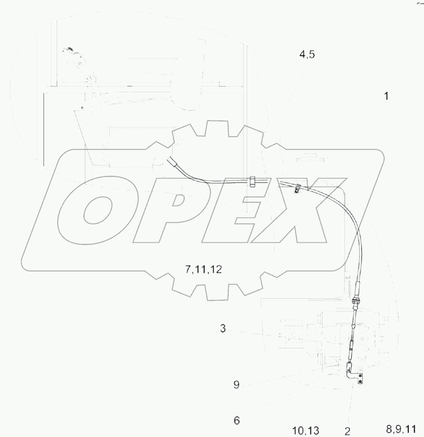  Установка привода управления ГСТ КС-100-0119150