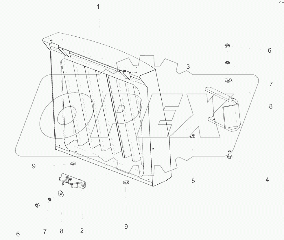  Воздухозаборник КС-100-0128080