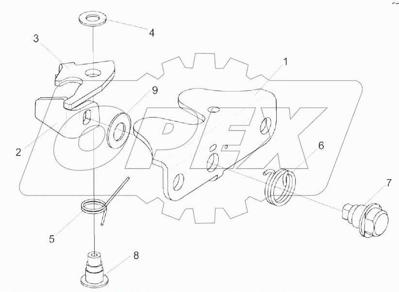  Замок КВС-1-0160240
