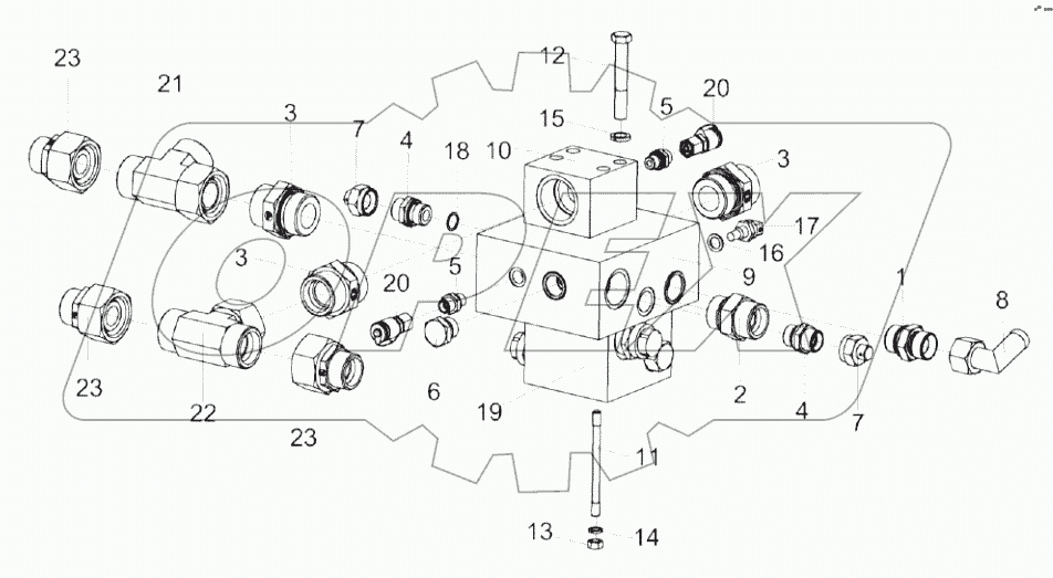  Гидроблок КС-100 КС-100-0601350