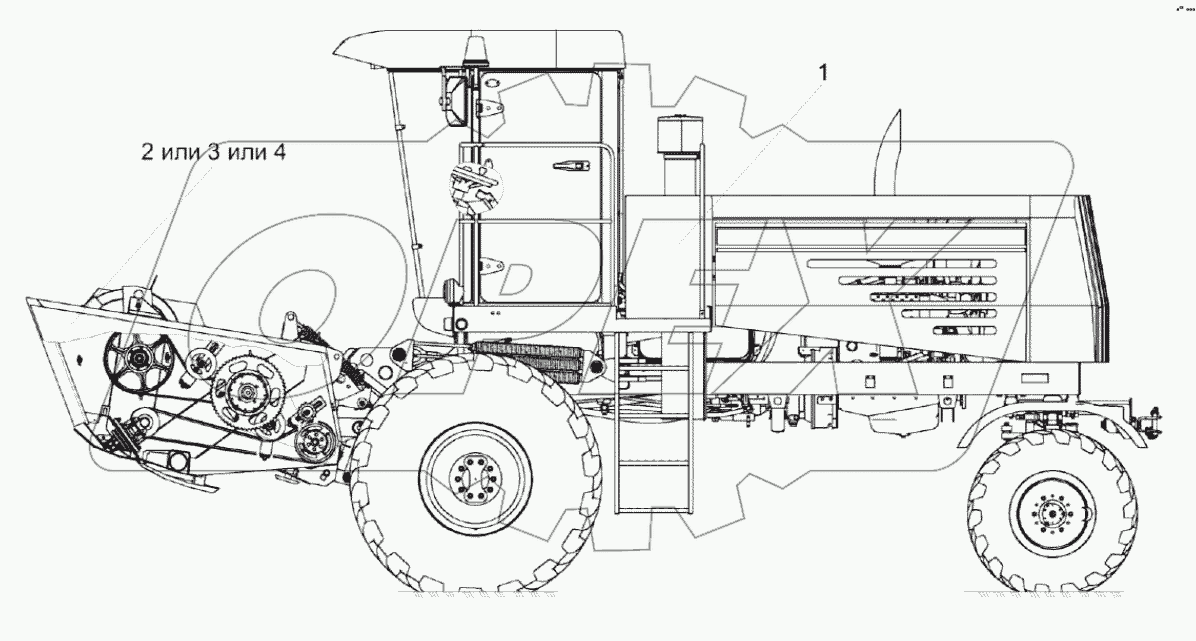  Косилка самоходная КС-100