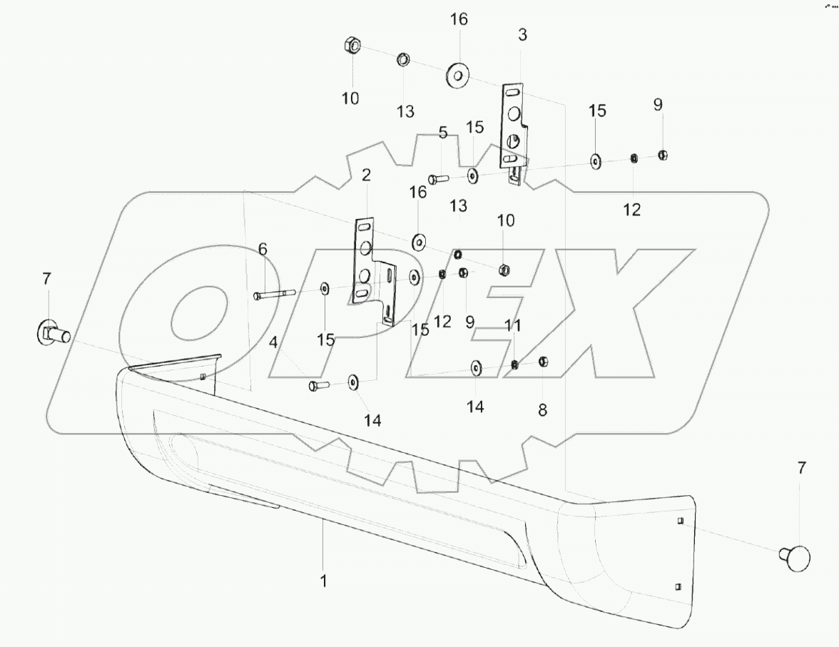  Установка бампера КС-100-0100080