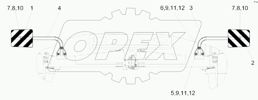 Установка светоотражающих панелей КС-100-2-0100120