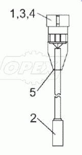  Датчик оборотов КВК 0700770