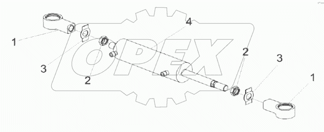  Гидроцилиндр КЗК 0109040