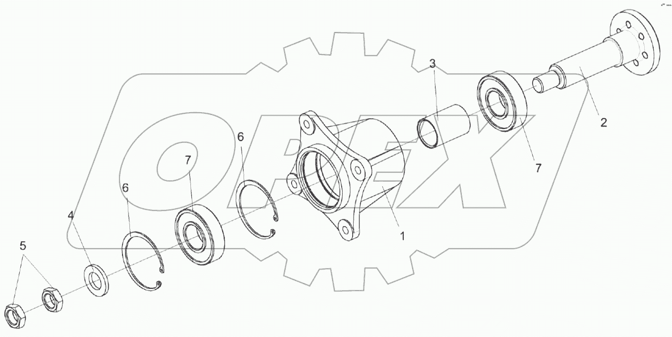  Привод вентилятора КЗК 0106370А
