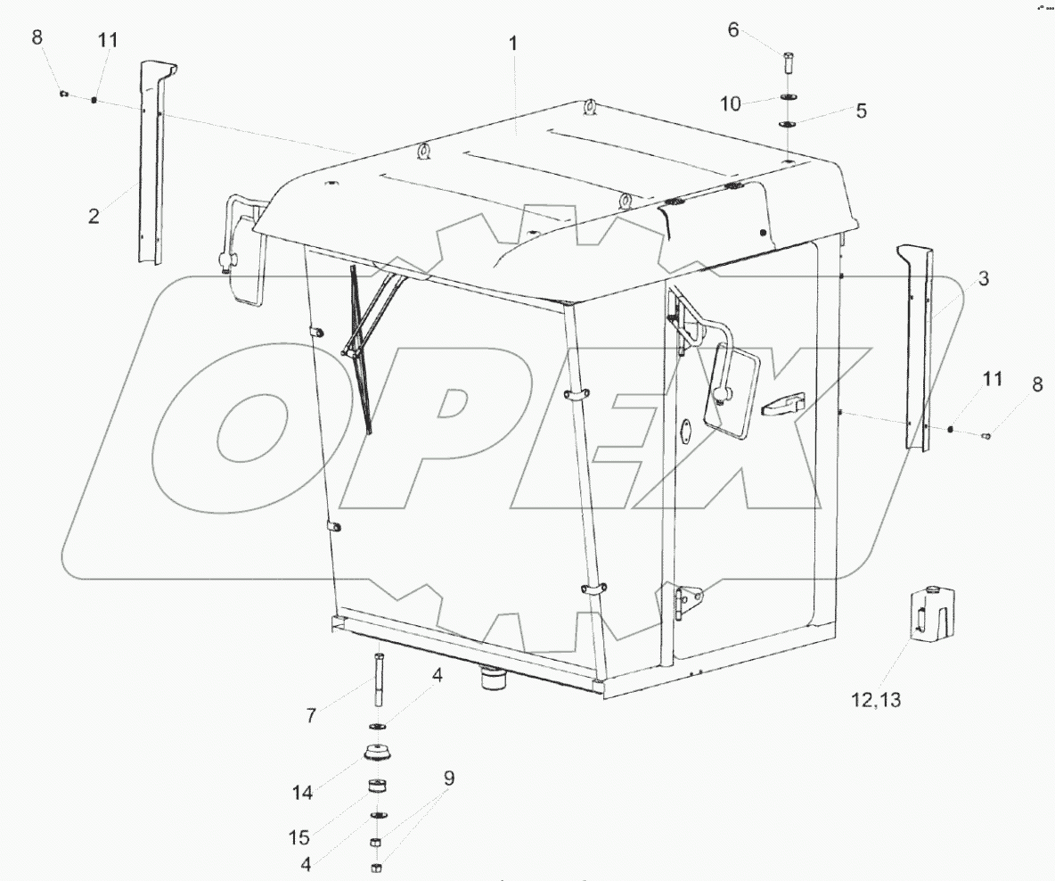 Кабина КС-100-2-0120000