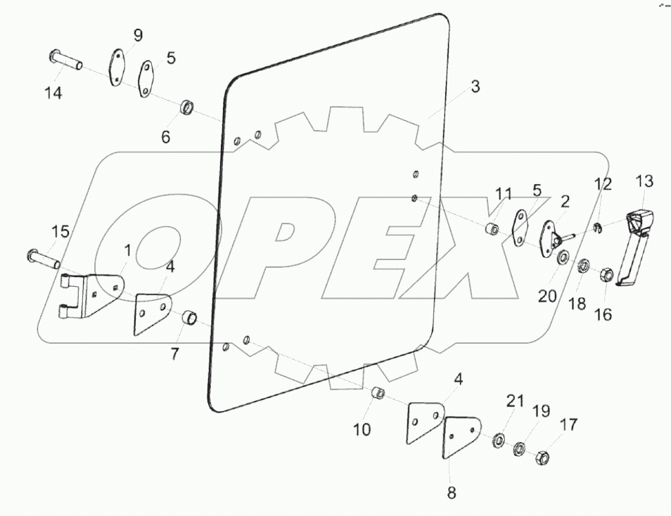  Форточка КЗК-5-0120400