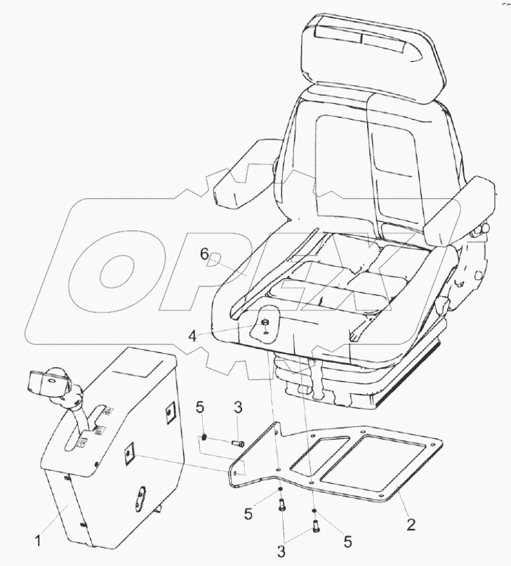  Cиденье КС-100-0119050