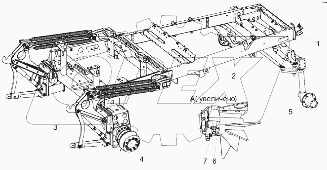  Шасси КС-100-2-0100010