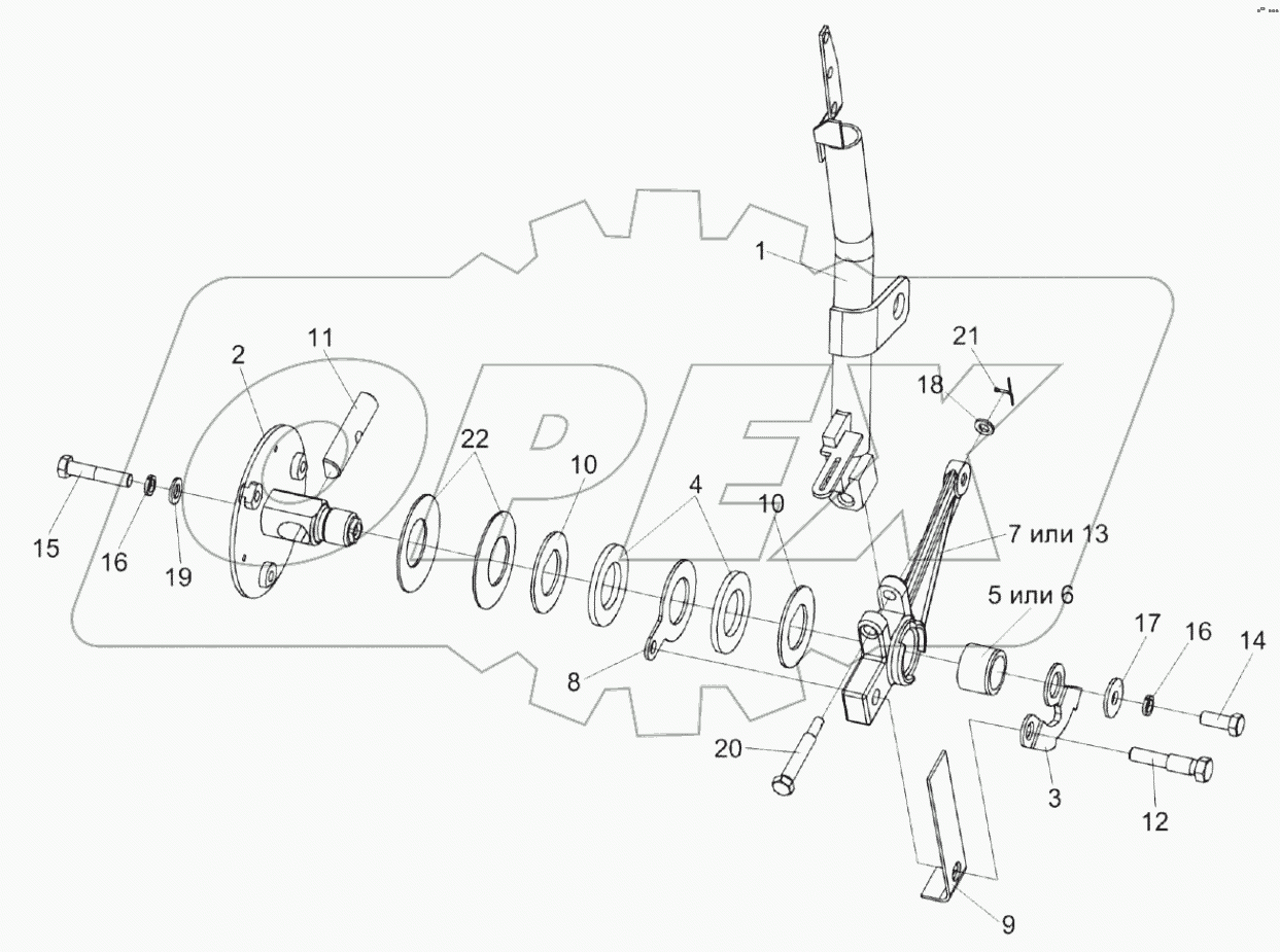 Рычаг КЗК-12-0119920Б