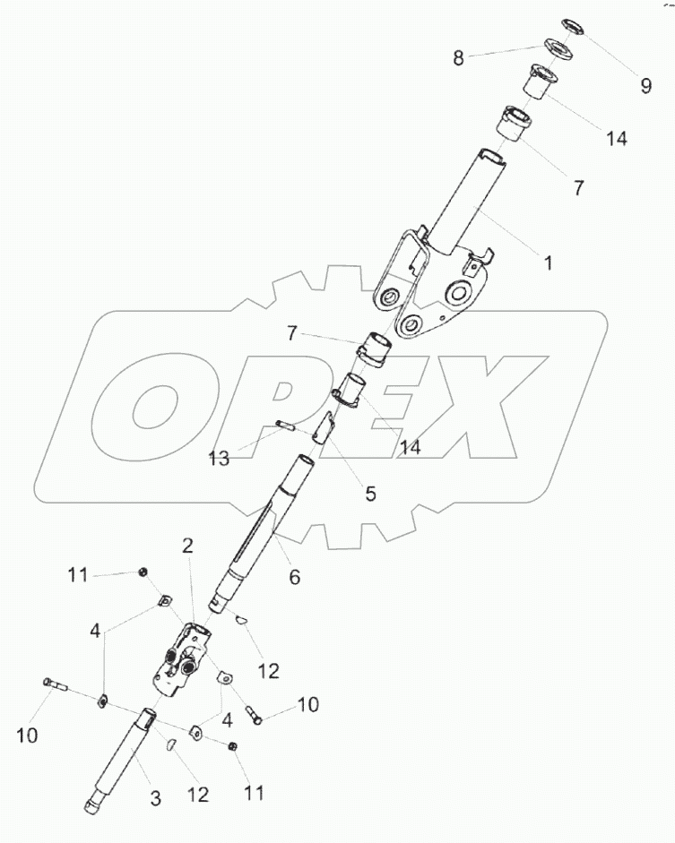  Привод управления КЗС 0119600