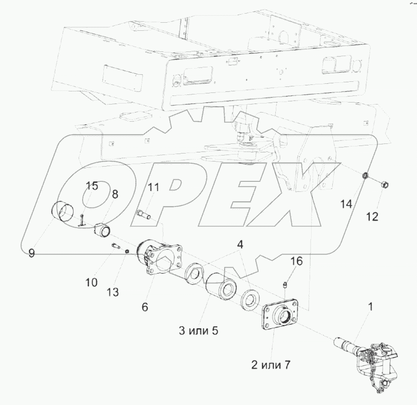  Установка тягово-сцепного устройства КС-100-0100020