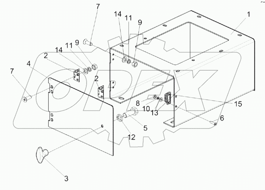  Кронштейн КЗК-12-0119300