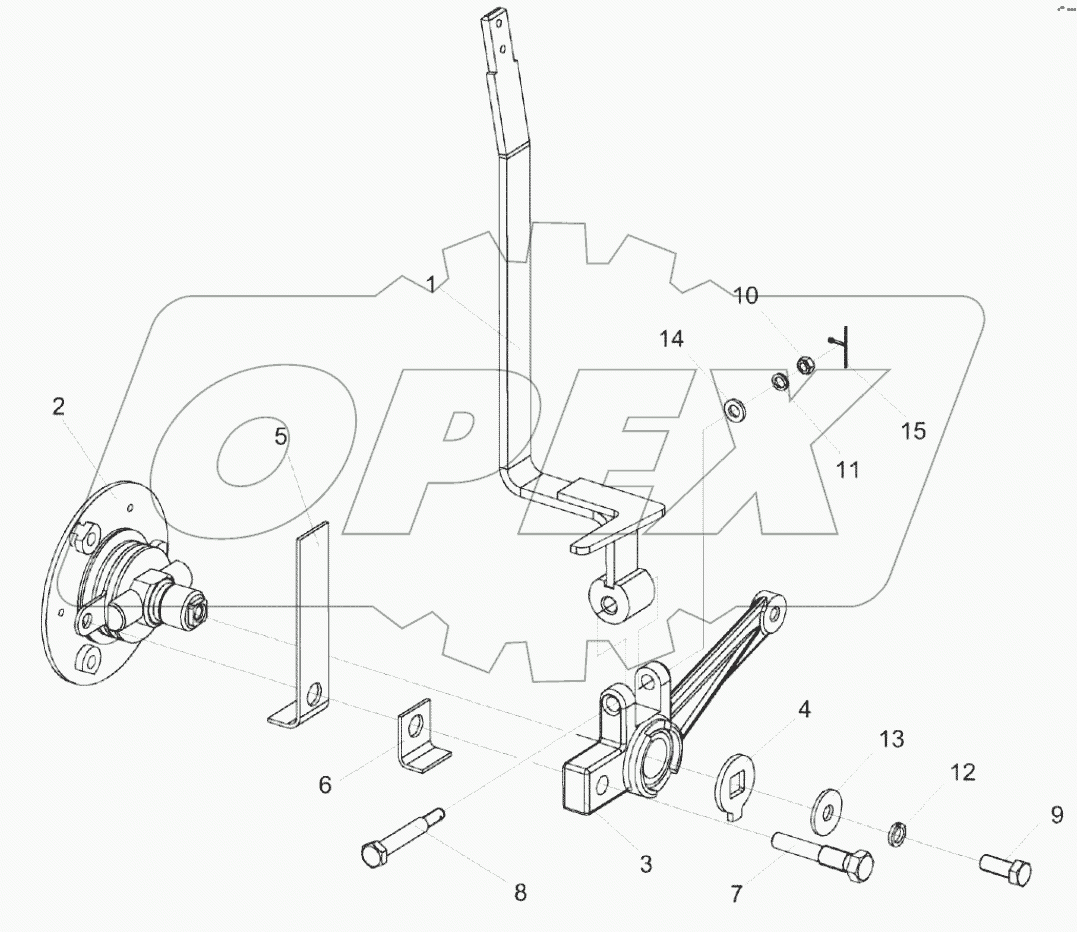  Привод подачи топлива КЗК-5-0119120