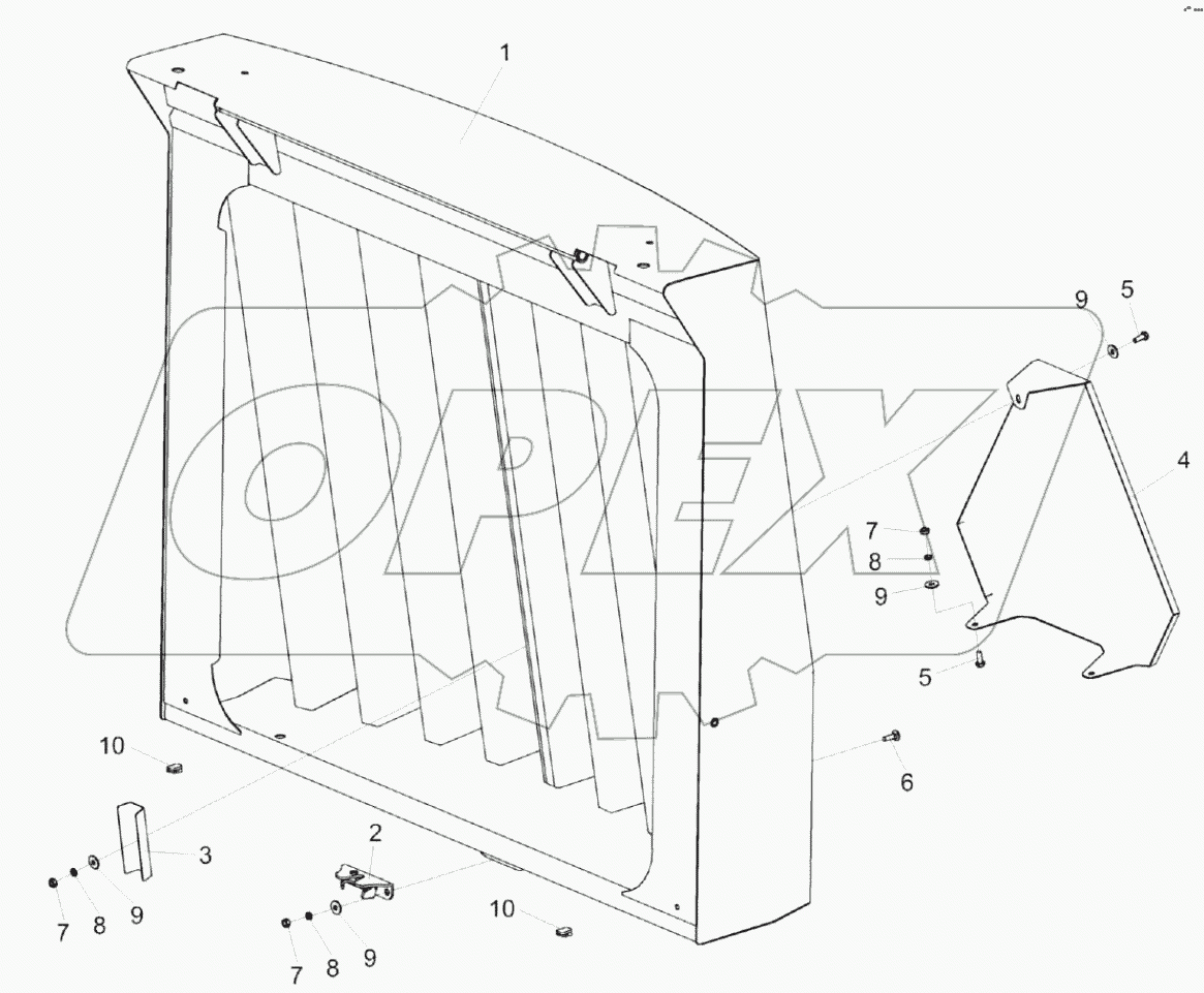  Воздухозаборник КС-100-0128080