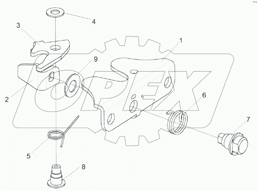  Замок КВС-1-0160240