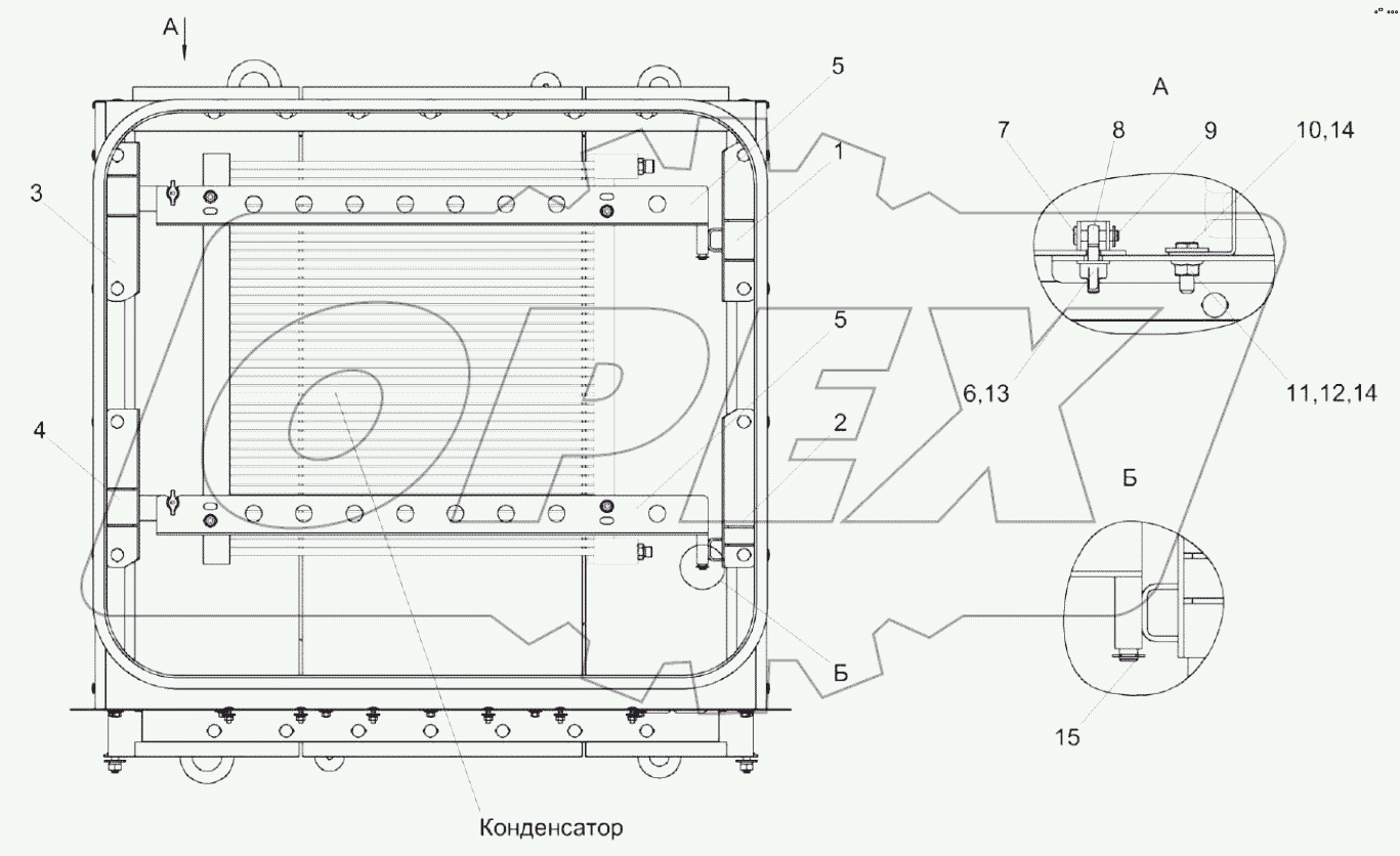  Установка конденсатора КС-100-0121050