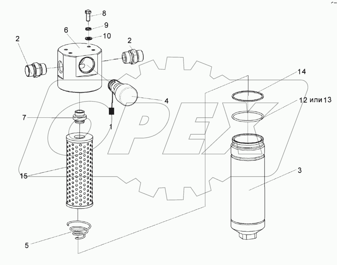 Фильтр напорный КС-200-0602300
