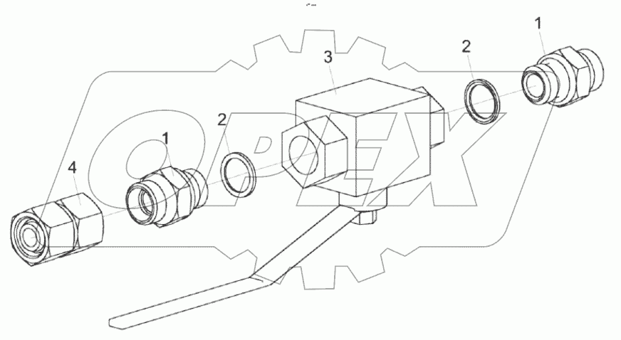  Кран КС-100-0602330