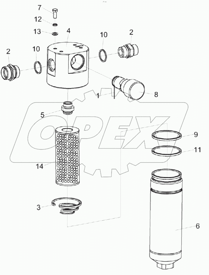  Фильтр напорный КС-200-0602300