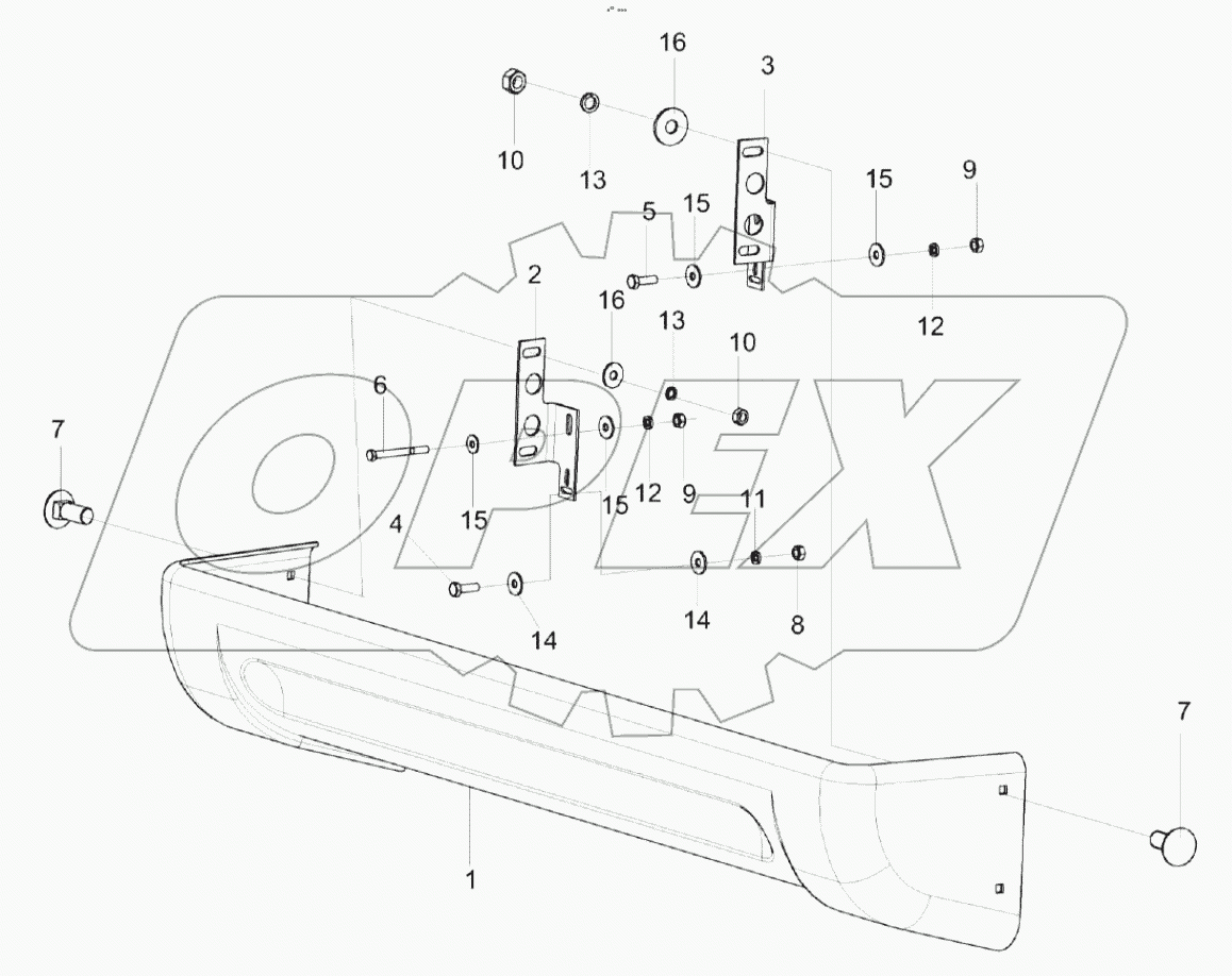  Установка бампера КС-100-0100080