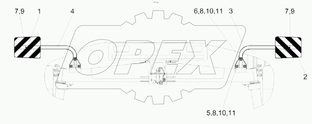  Установка светоотражающих панелей КС-100-2-0100120