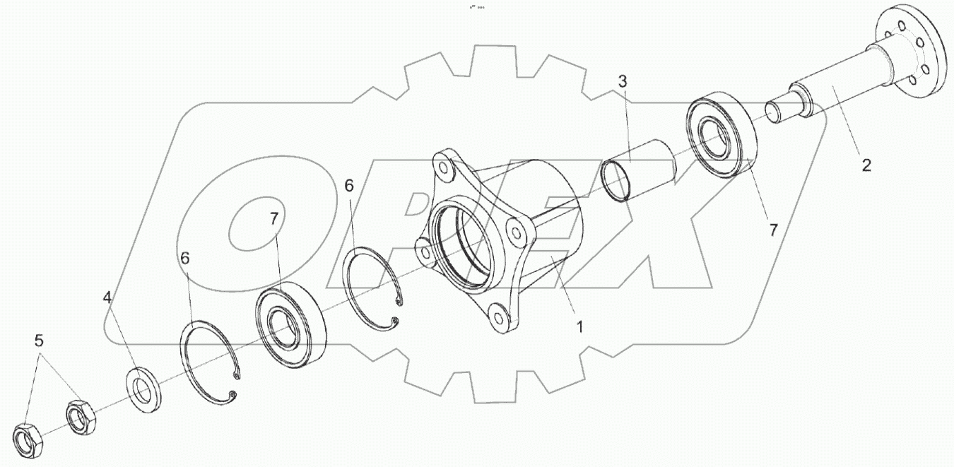  Привод вентилятора КЗК 0106370А
