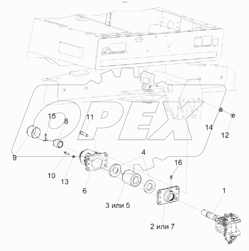  Установка тягово-сцепного устройства КС-100-0100020