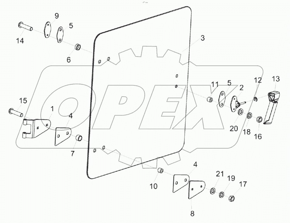  Форточка КЗК-5-0120400