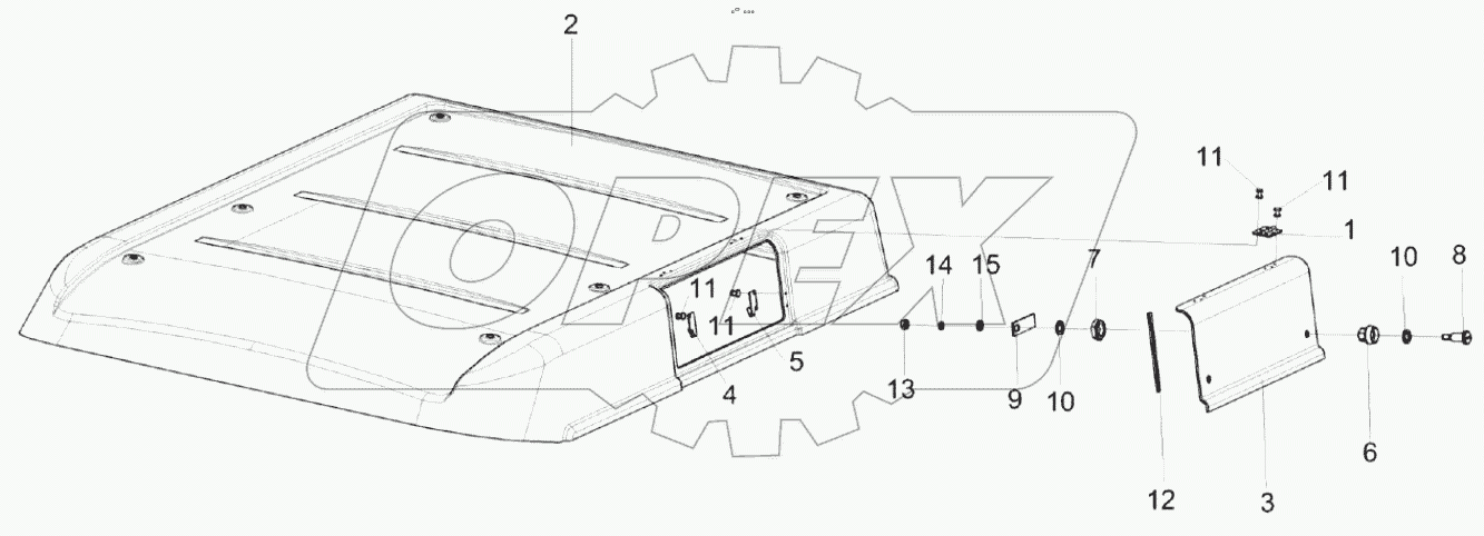  Крыша КС-100-0120140-01