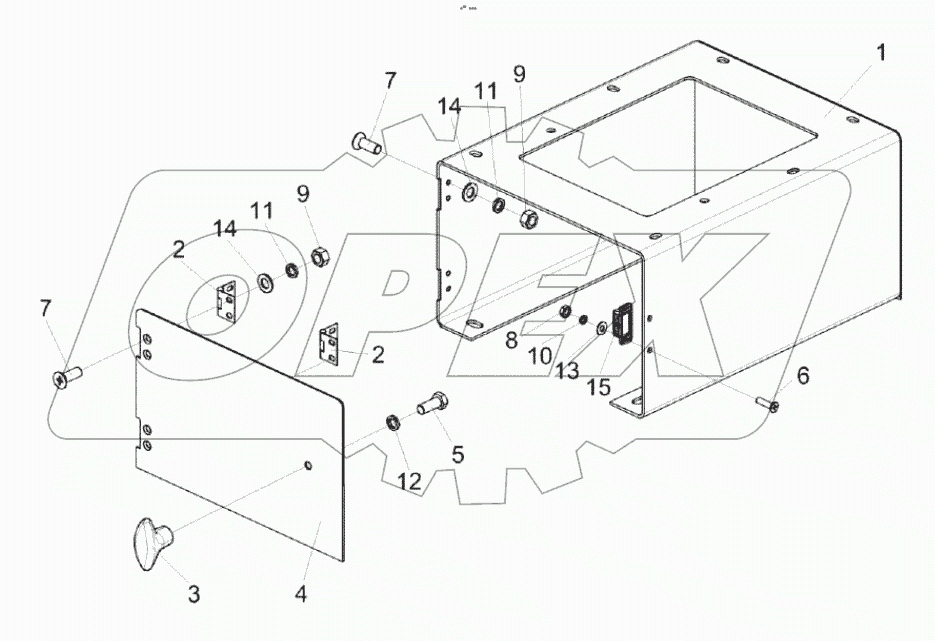  Кронштейн КЗК-12-0119300