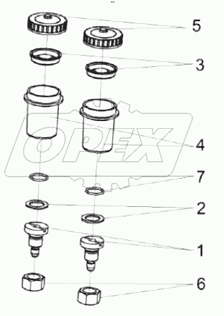  Установка тормозных бачков КЗК-5-0119050