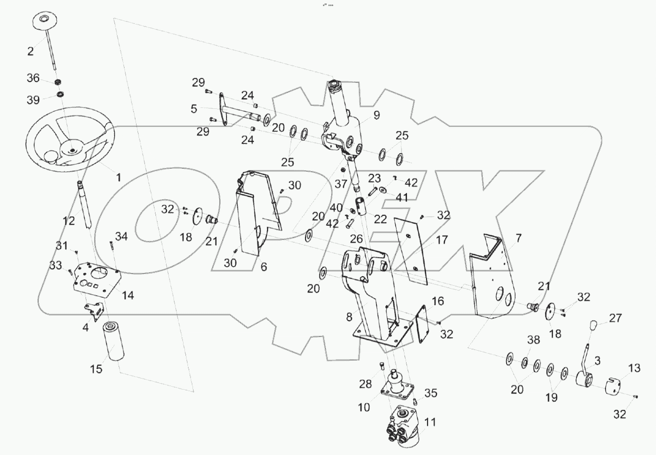  Рулевая колонка КС-100-2-0119230