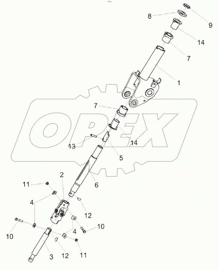  Привод управления КЗС 0119600