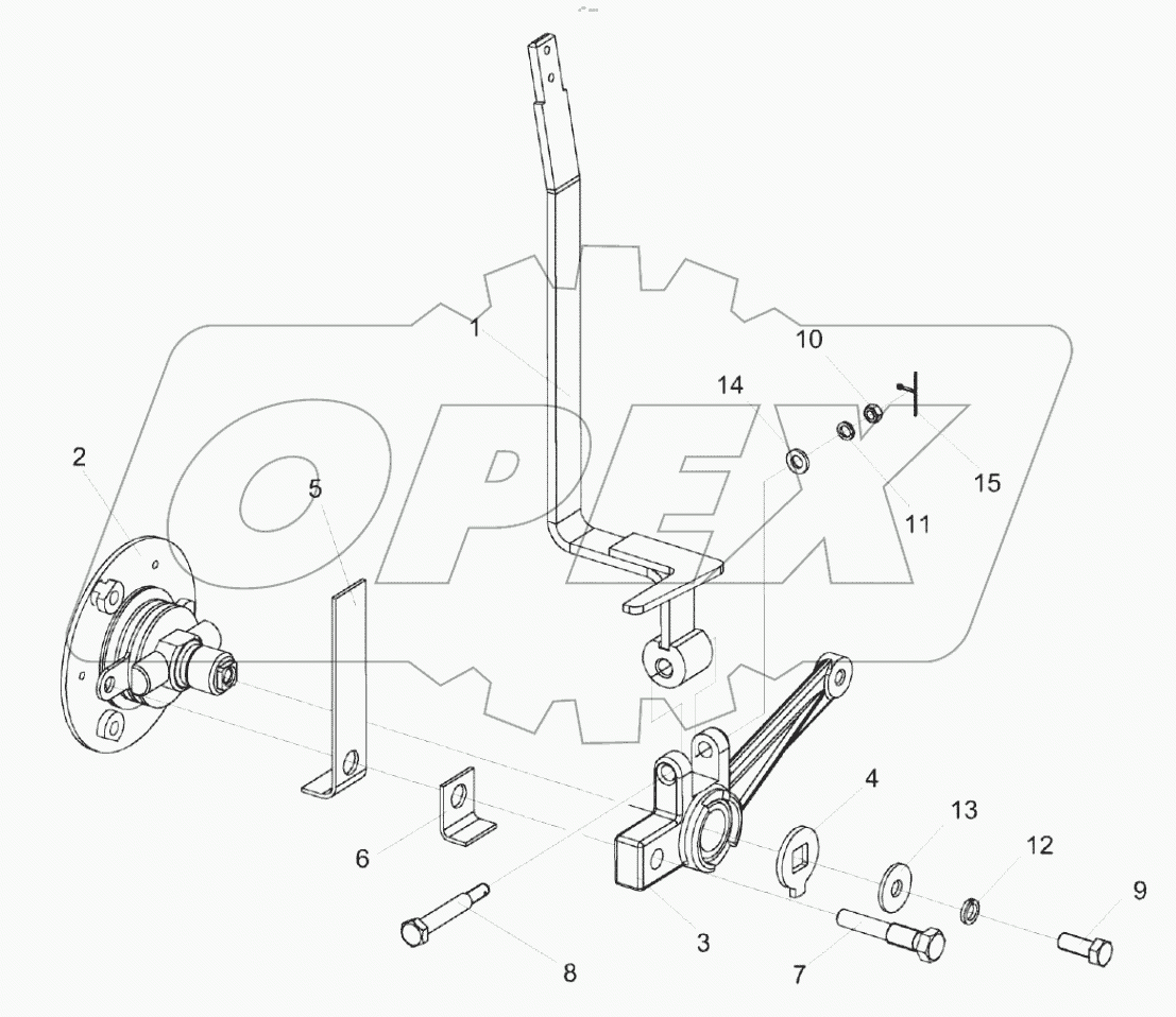  Привод подачи топлива КЗК-5-0119120
