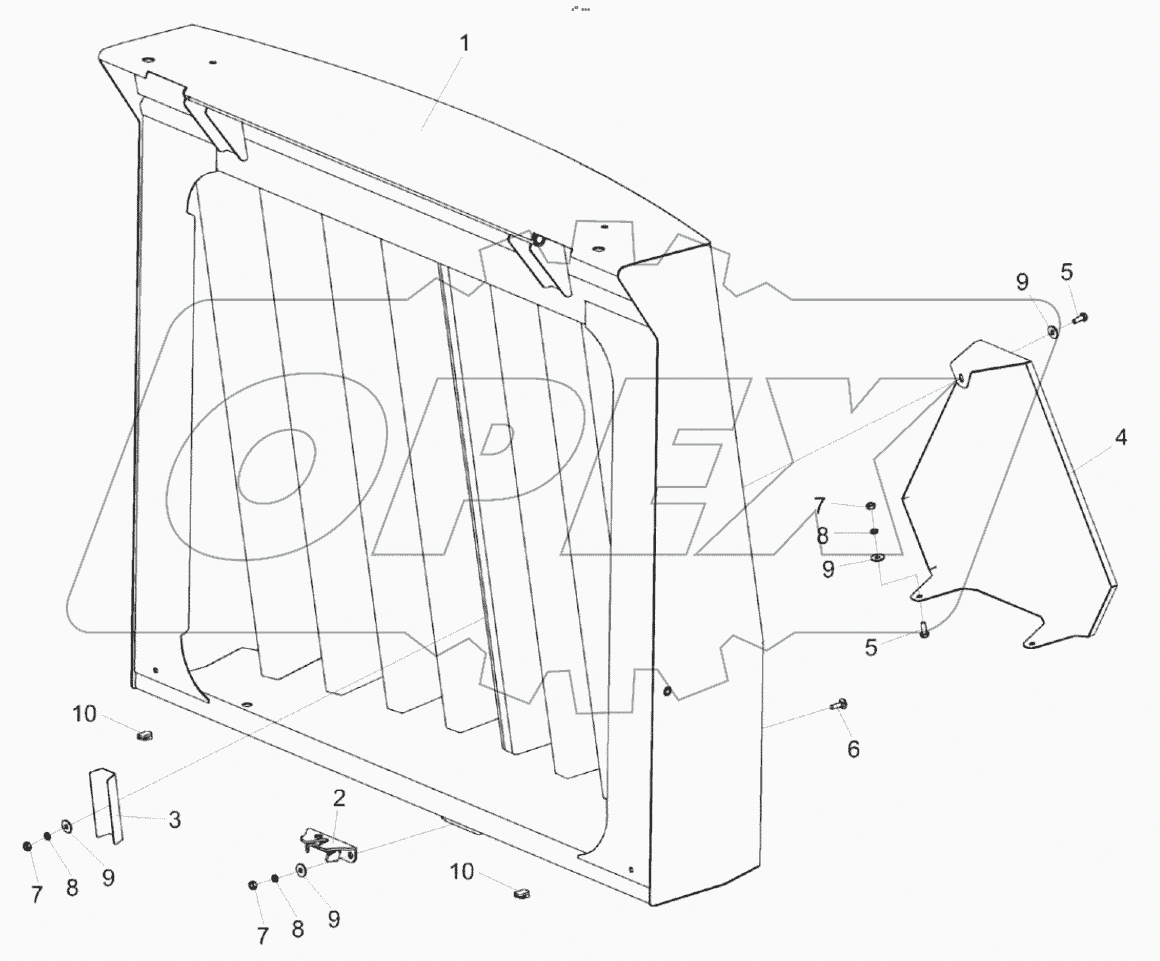  Воздухозаборник КС-100-0128080