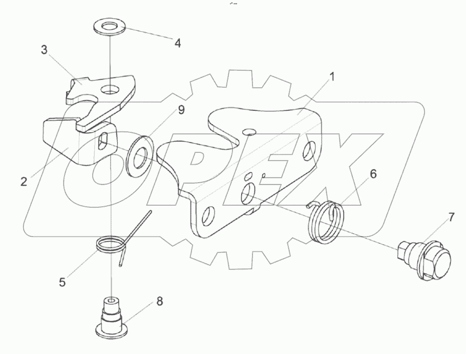  Замок КВС-1-0160240