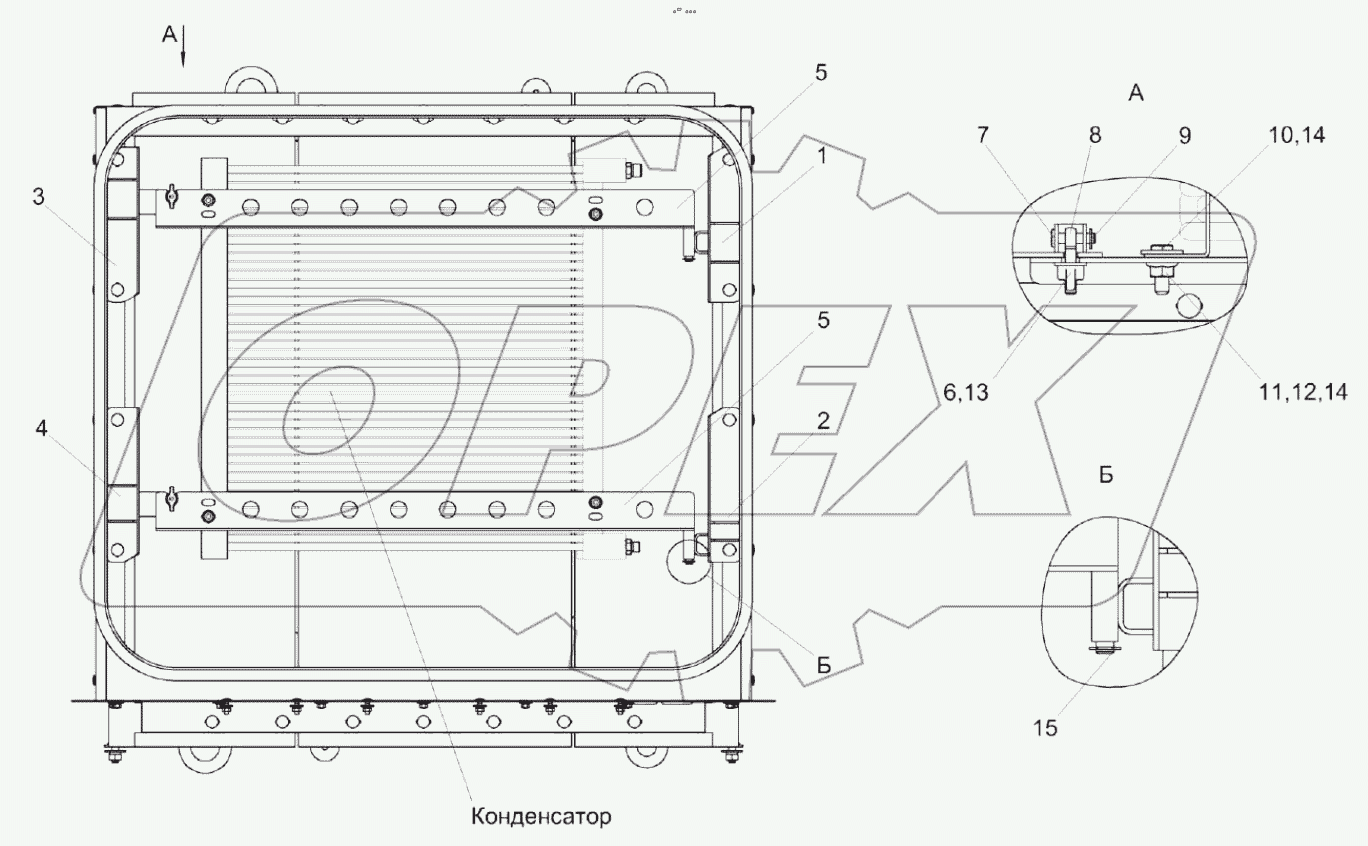  Установка конденсатора КС-100-0121050