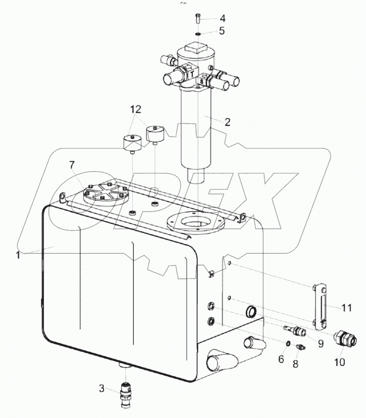  Бак масляный КС-150С-0600010