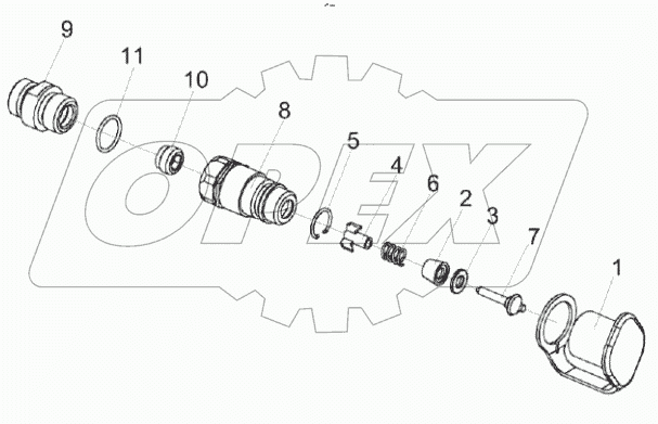  Полумуфта внутренняя КВК 0601450