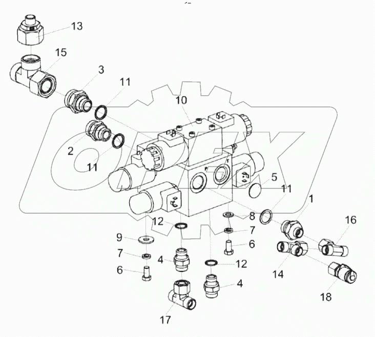  Гидроблок КС-150С-2-0602300