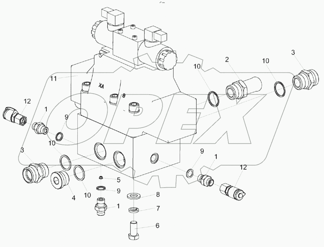  Гидроблок КС-150С-0604300