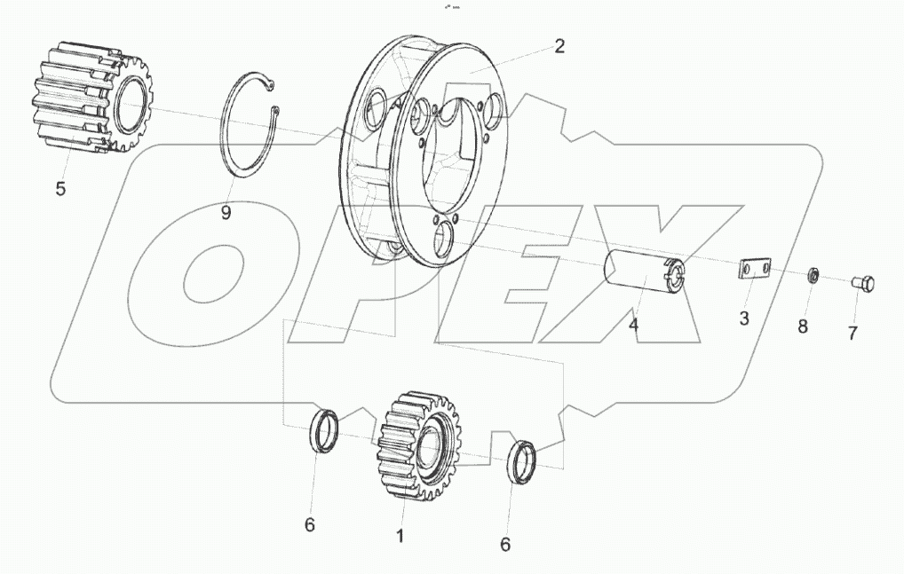  Водило КС-100-0117110