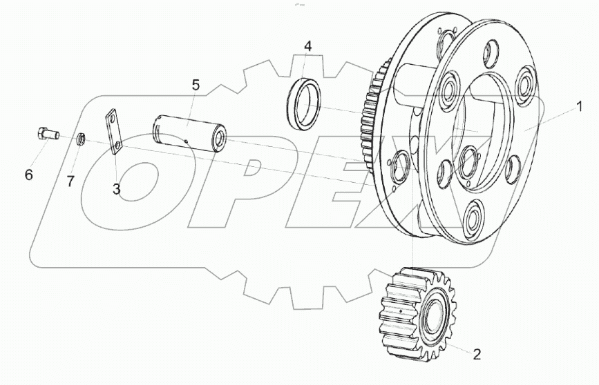  Водило КС-100-0117120