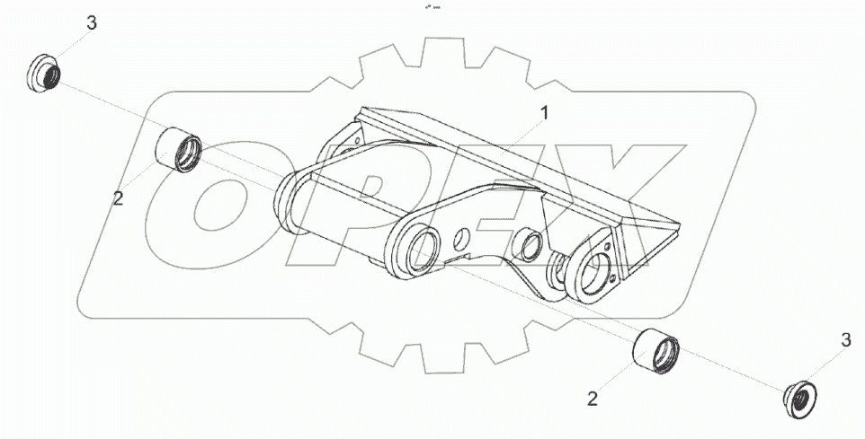  Рычаг КС-150С-0107130