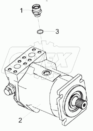  Гидромотор КС-150С-0601200