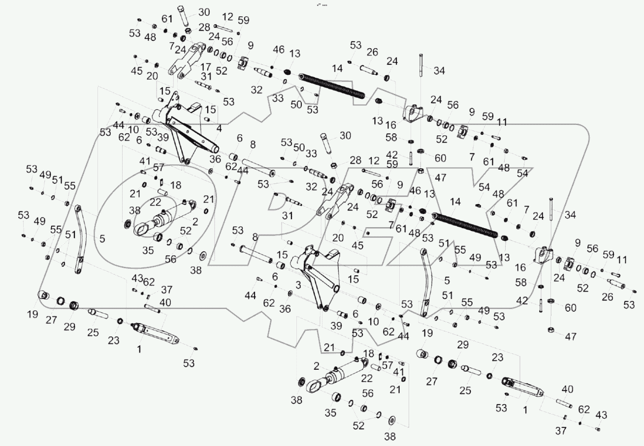  Механизм вывешивания КС-150С-2-0104000